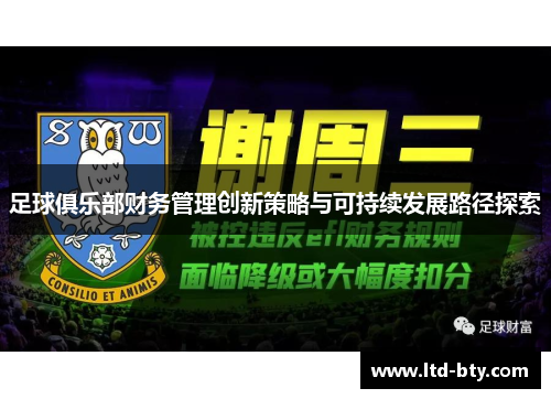 足球俱乐部财务管理创新策略与可持续发展路径探索