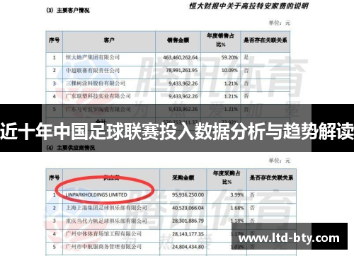 近十年中国足球联赛投入数据分析与趋势解读